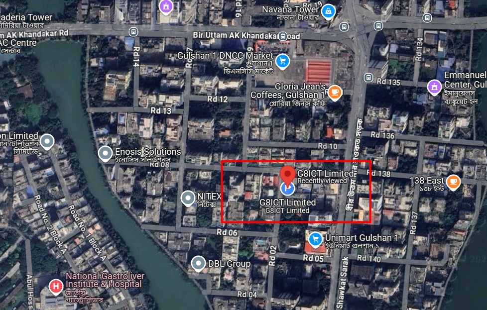 G8ICT location on google map